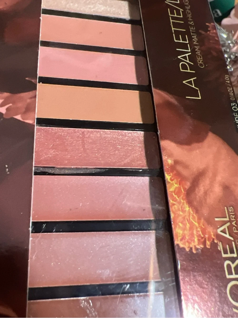 LOREAL La Palette for Lips NUDE 03 uns  Cream, Matte & Highlighter SEALED